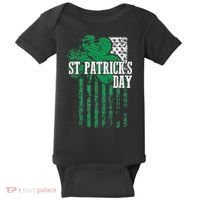American Flag Saint Patricks Day For And Women Baby Bodysuit thumb 0