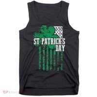 American Flag Saint Patricks Day For And Women Tank Top thumb 0