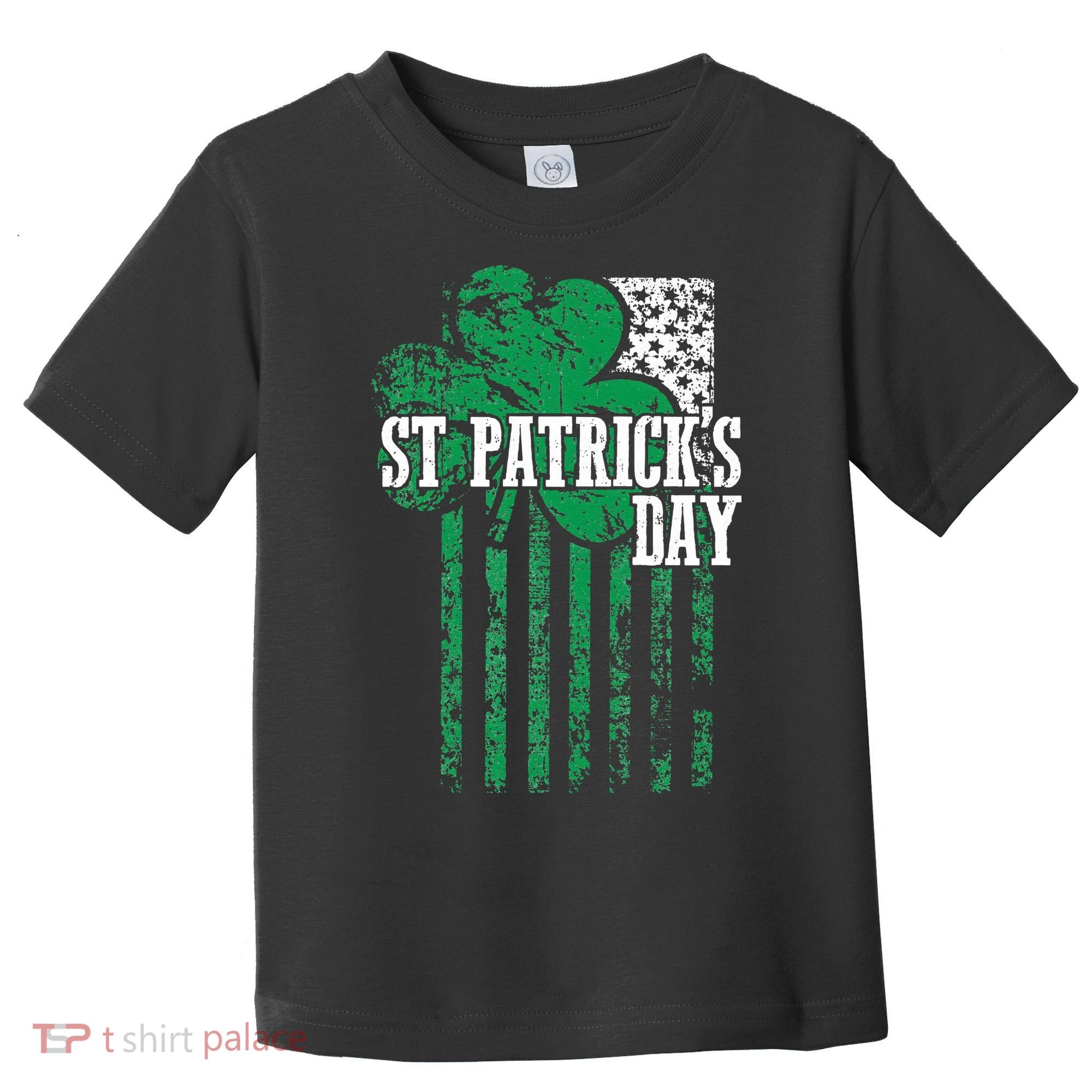 American Flag Saint Patricks Day For And Women Toddler T-Shirt