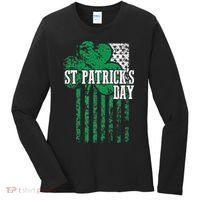 American Flag Saint Patricks Day For And Women Women's Long Sleeve Shirt thumb 0