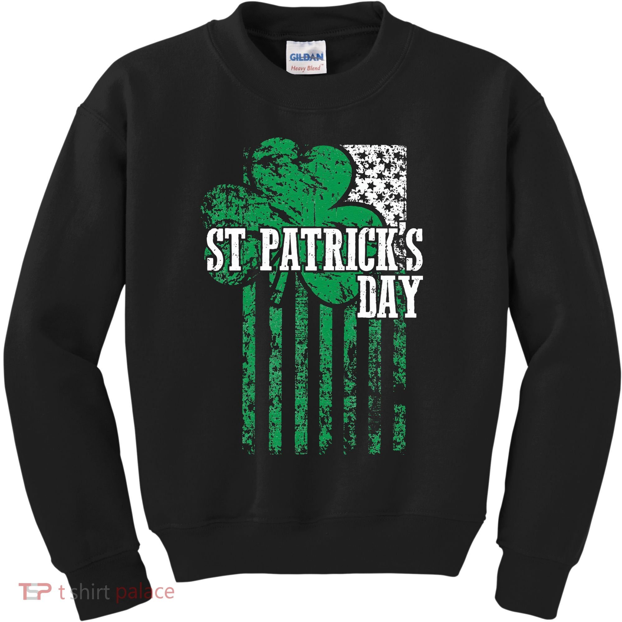 American Flag Saint Patricks Day For And Women Kids Sweatshirt