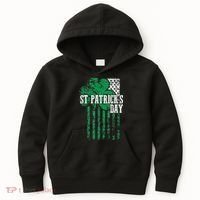 American Flag Saint Patricks Day For And Women Kids Hoodie thumb 0