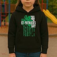 American Flag Saint Patricks Day For And Women Kids Hoodie thumb 3