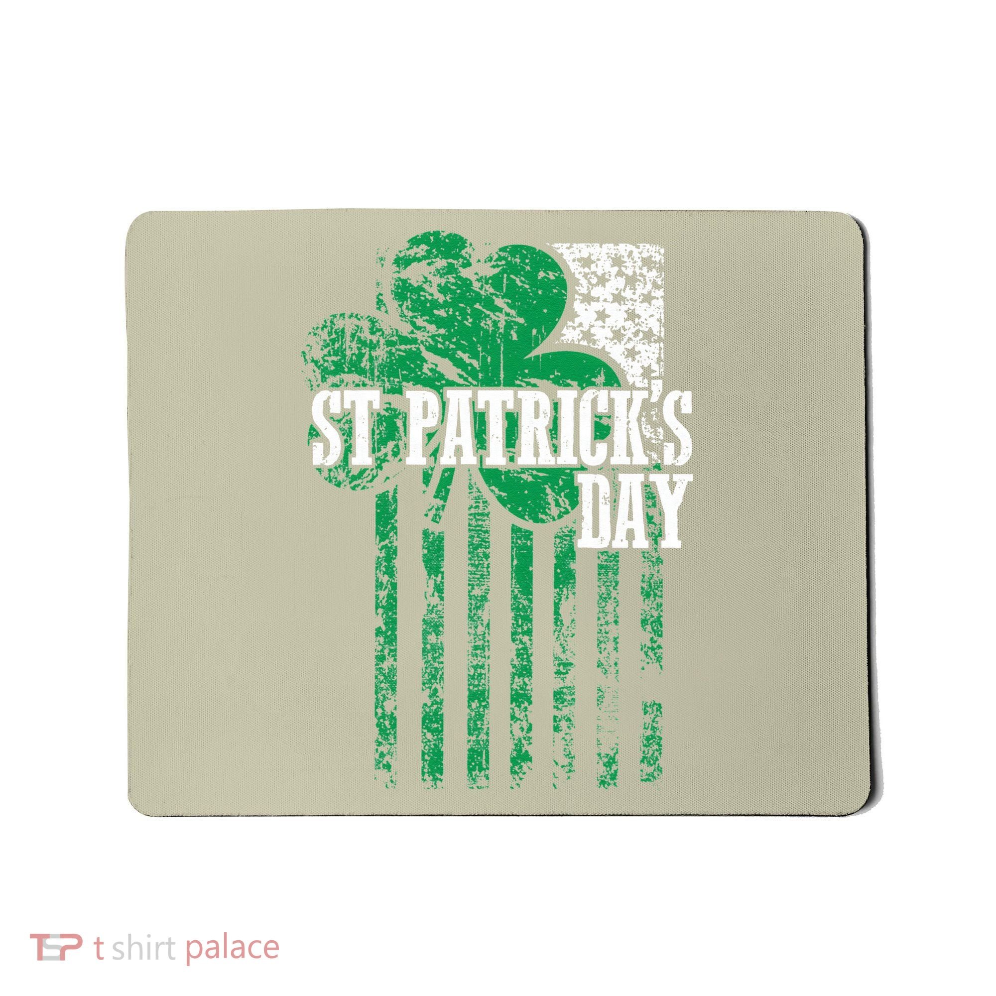 American Flag Saint Patricks Day For And Women Mousepad