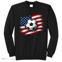American Flag Soccer Ball USA Sweatshirt thumb 0