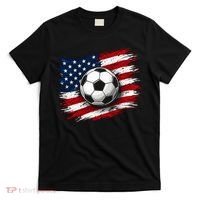 American Flag Soccer Ball USA T-Shirt thumb 0