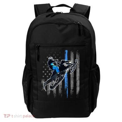 American Flag Snowmobile Gift Snowmobile Riding Gift Meaningful Gift Backpack