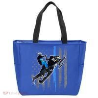 American Flag Snowmobile Gift Snowmobile Riding Gift Meaningful Gift Tote Bag thumb 0