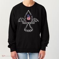 America Flag Scouting law Women's Sweatshirt thumb 0
