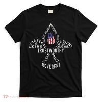 America Flag Scouting law T-Shirt thumb 0