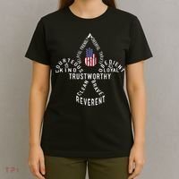 America Flag Scouting law T-Shirt thumb 4