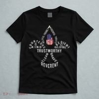 America Flag Scouting law T-Shirt thumb 5