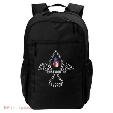 America Flag Scouting law Backpack