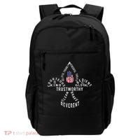 America Flag Scouting law Backpack thumb 0