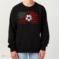American Flag Soccer Apparel Soccer Women's Sweatshirt thumb 0