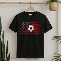 American Flag Soccer Apparel Soccer T-Shirt thumb 2