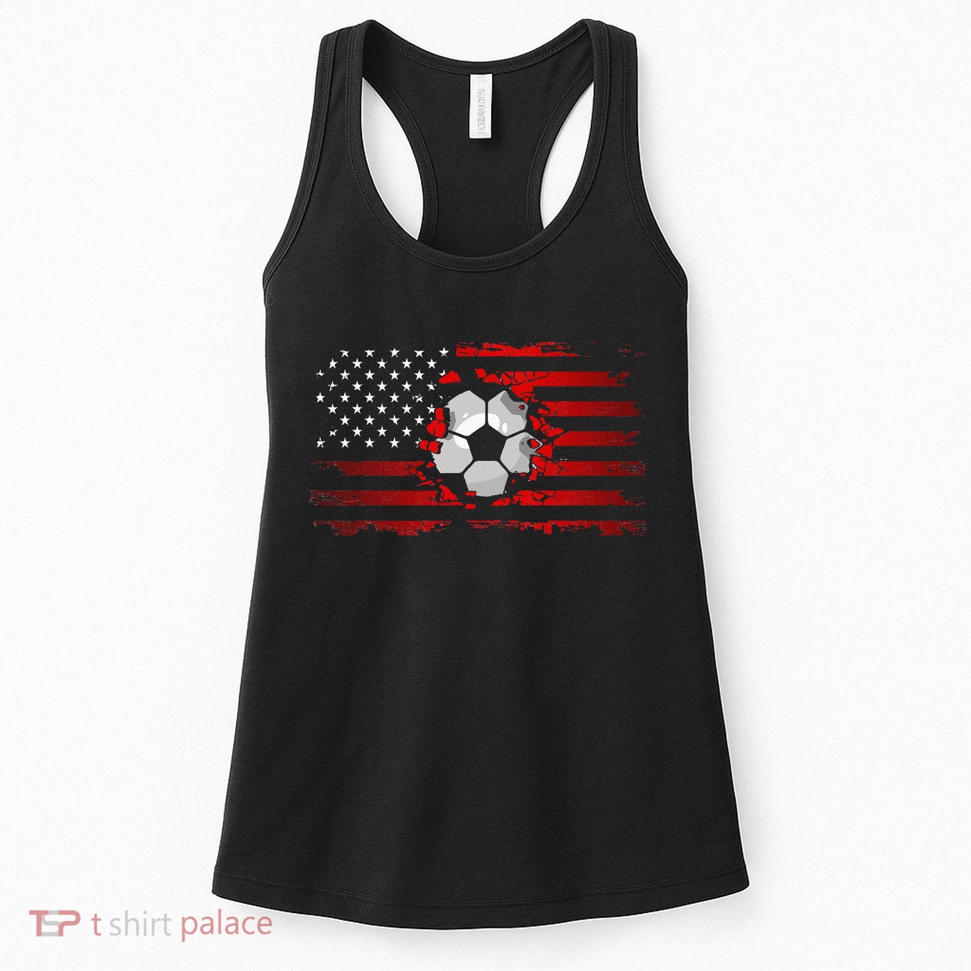American Flag Soccer Apparel Soccer Women's Tank Top