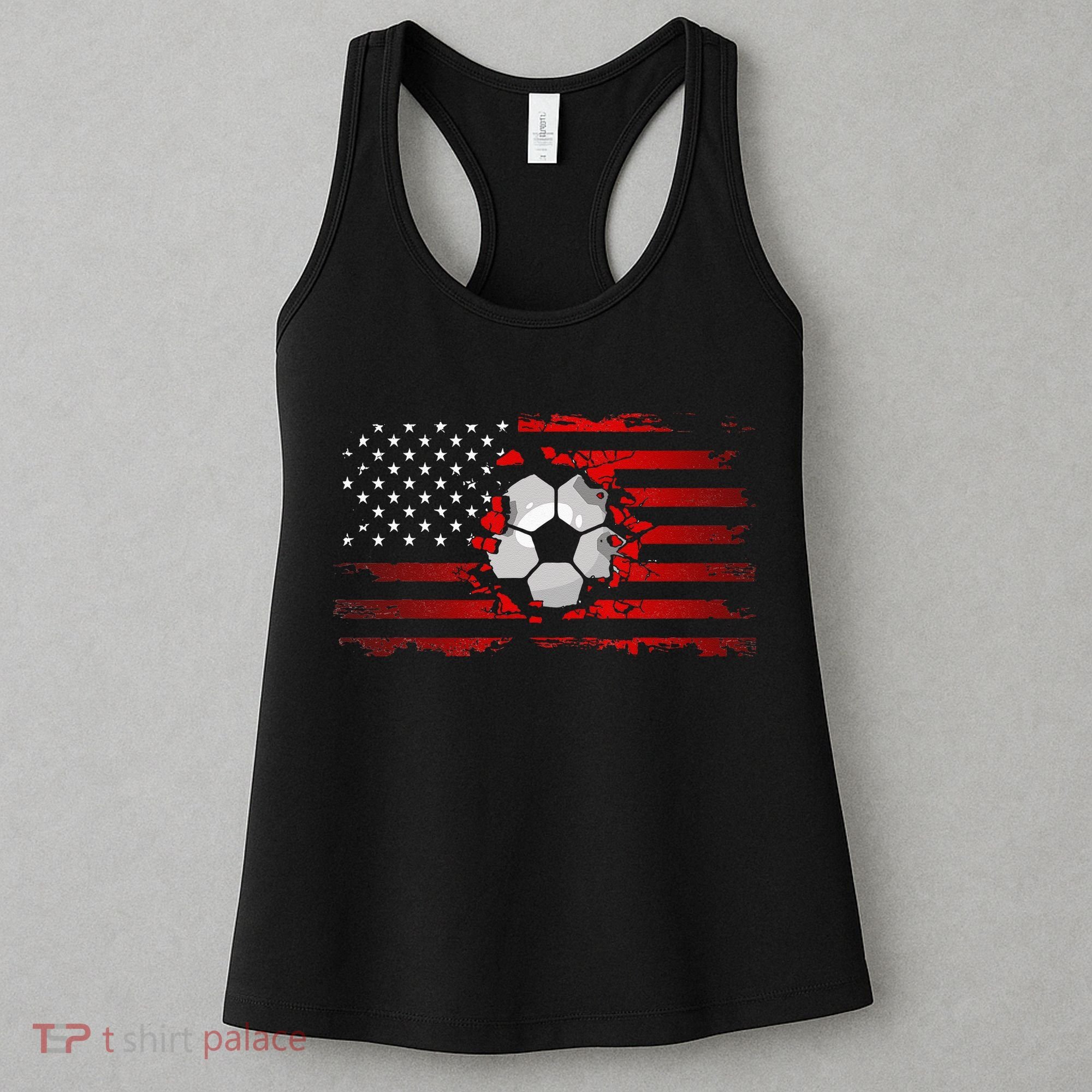 American Flag Soccer Apparel Soccer Women's Tank Top