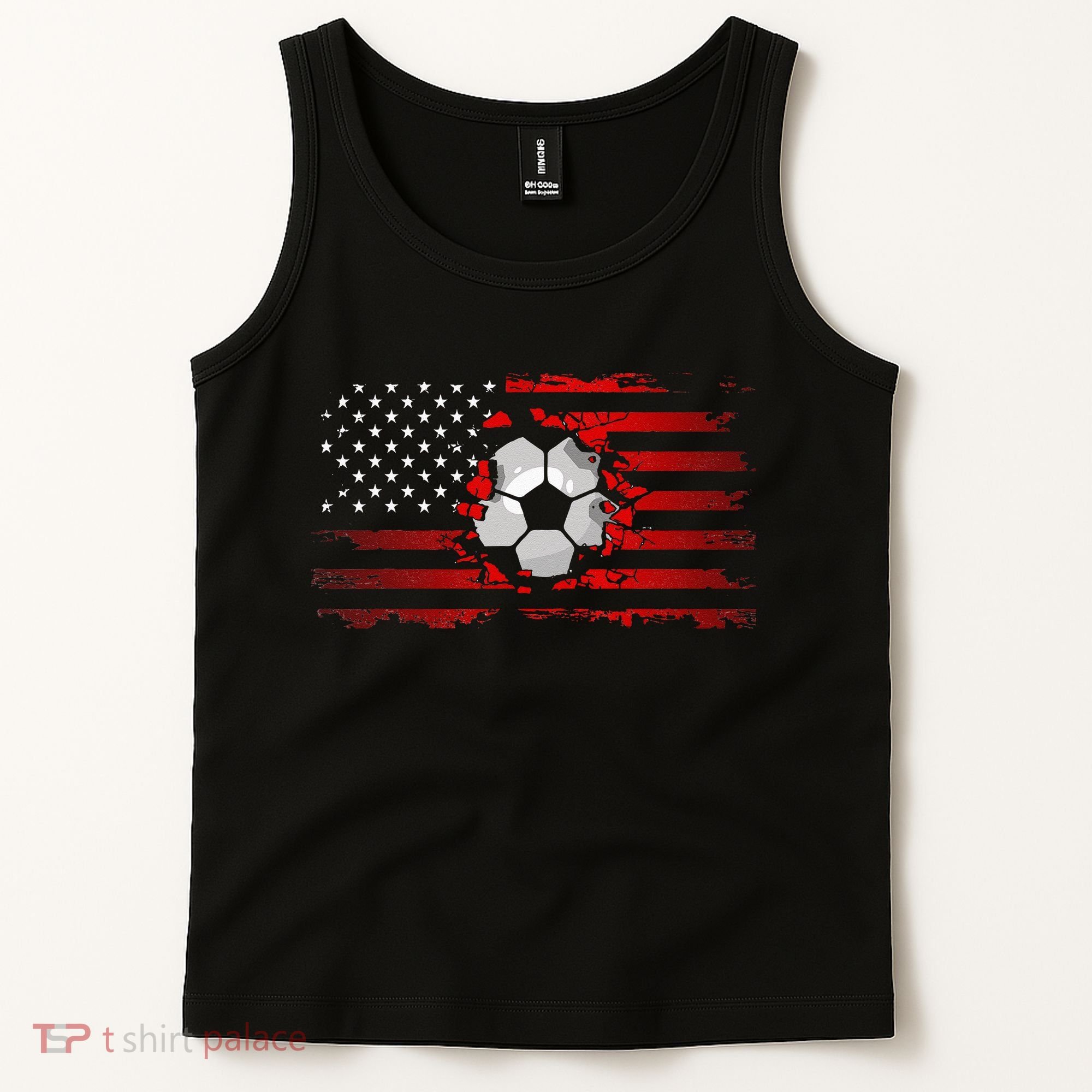 American Flag Soccer Apparel Soccer Tank Top