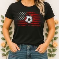 American Flag Soccer Apparel Soccer Women's T-Shirt thumb 2