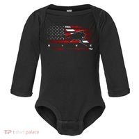 American Flag Scuba Diving Apparel Scuba Diving Baby Long Sleeve Bodysuit thumb 0