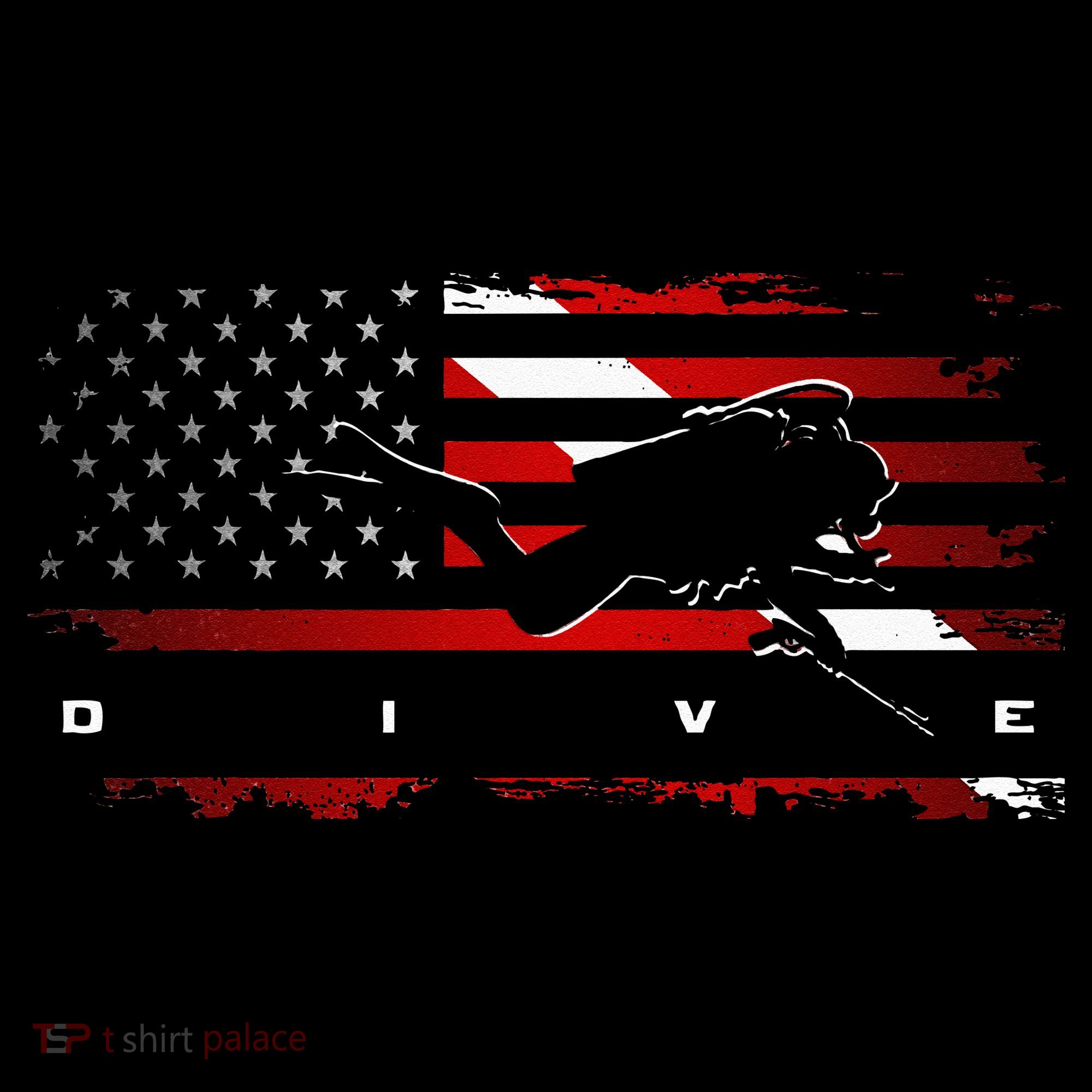 American Flag Scuba Diving Apparel Scuba Diving Baby Long Sleeve Bodysuit