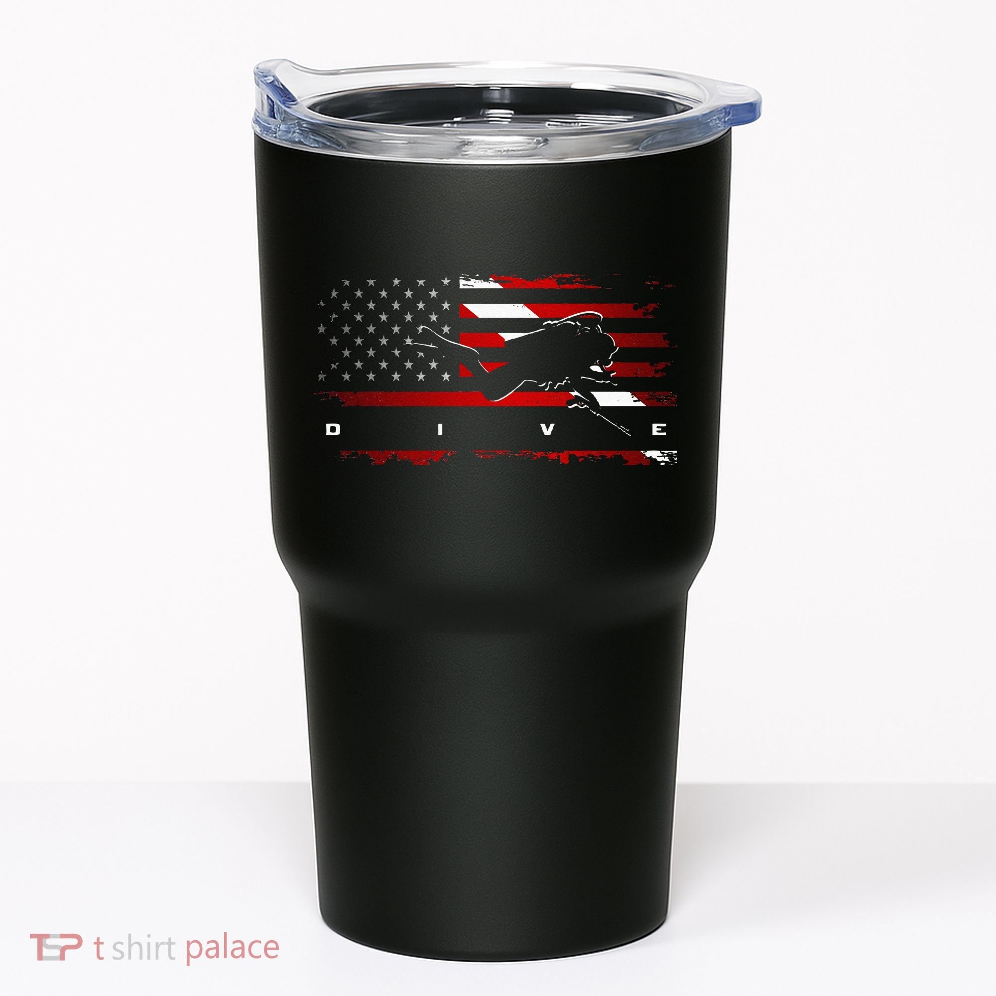 American Flag Scuba Diving Apparel Scuba Diving Tumbler