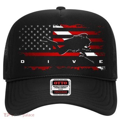American Flag Scuba Diving Apparel Scuba Diving Hat