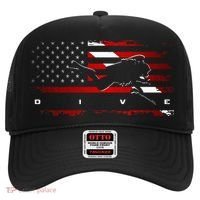 American Flag Scuba Diving Apparel Scuba Diving Hat thumb 0