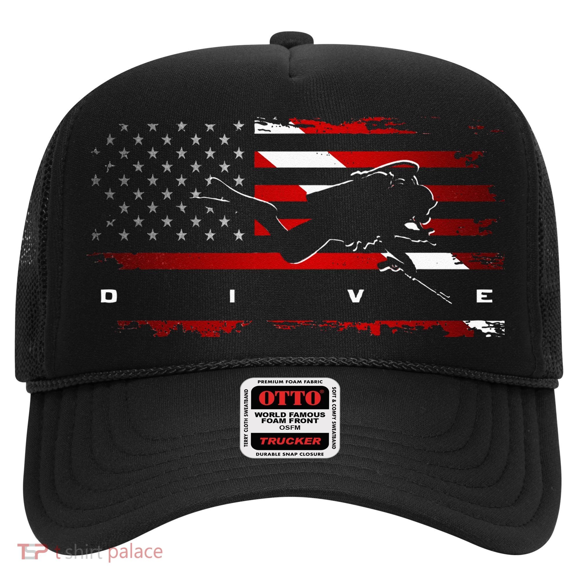 American Flag Scuba Diving Apparel Scuba Diving Hat