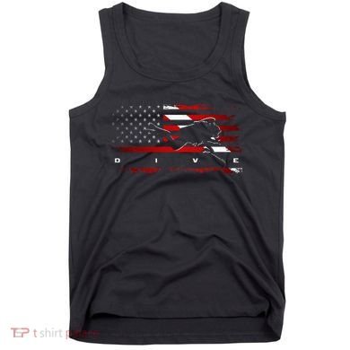 American Flag Scuba Diving Apparel Scuba Diving Tank Top