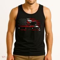 American Flag Scuba Diving Apparel Scuba Diving Tank Top thumb 3