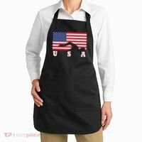 American Flag Swimming Usa Gift Apron thumb 2