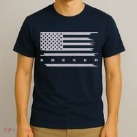 American Flag Soccer Apparel Soccer Hoodie T-Shirt thumb 3