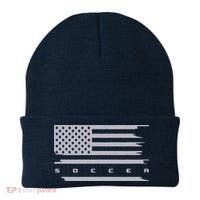 American Flag Soccer Apparel Soccer Hoodie Beanie thumb 0