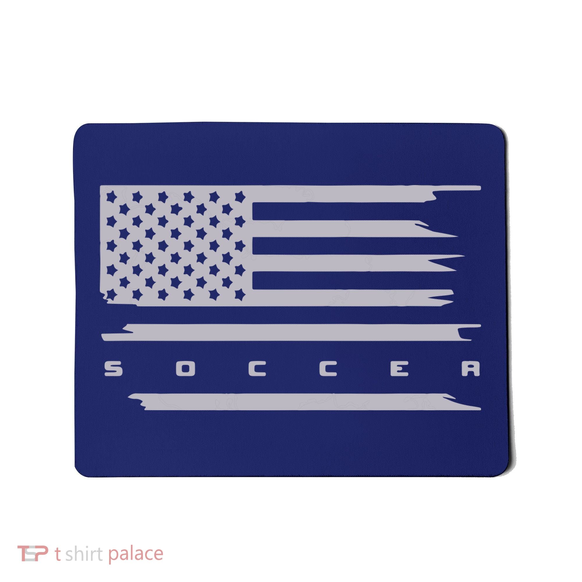American Flag Soccer Apparel Soccer Hoodie Mousepad