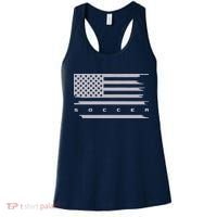 American Flag Soccer Apparel Soccer Hoodie Women's Tank Top thumb 0