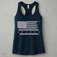 American Flag Soccer Apparel Soccer Hoodie Women's Tank Top thumb 3