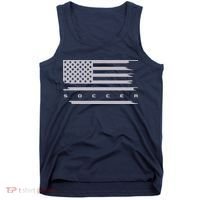 American Flag Soccer Apparel Soccer Hoodie Tank Top thumb 0