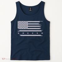 American Flag Soccer Apparel Soccer Hoodie Tank Top thumb 2
