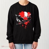 Austria Flag Skier Austrian Alpine Skiing Women's Sweatshirt thumb 0