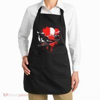 Austria Flag Skier Austrian Alpine Skiing Apron thumb 2