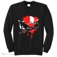 Austria Flag Skier Austrian Alpine Skiing Sweatshirt thumb 0
