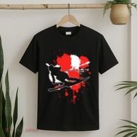 Austria Flag Skier Austrian Alpine Skiing T-Shirt thumb 2