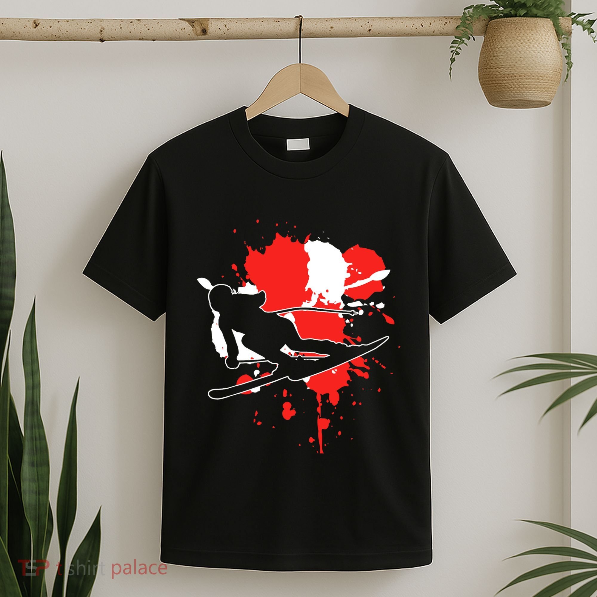 Austria Flag Skier Austrian Alpine Skiing T-Shirt