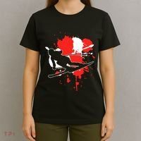 Austria Flag Skier Austrian Alpine Skiing T-Shirt thumb 4