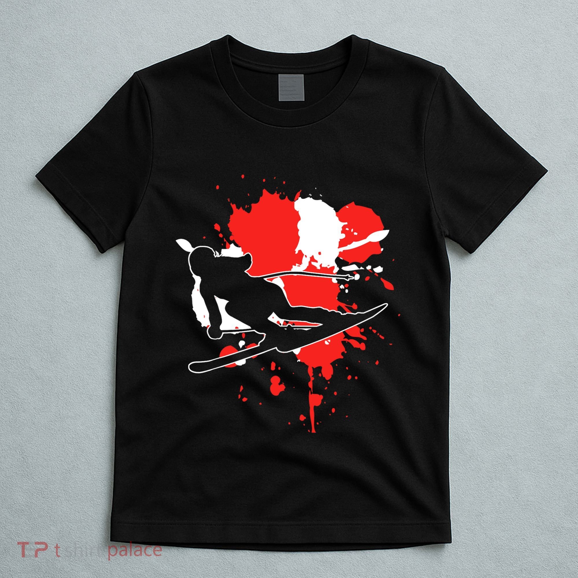 Austria Flag Skier Austrian Alpine Skiing T-Shirt