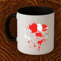 Austria Flag Skier Austrian Alpine Skiing Coffee Mug thumb 2