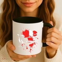 Austria Flag Skier Austrian Alpine Skiing Coffee Mug thumb 3