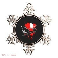 Austria Flag Skier Austrian Alpine Skiing Ornament thumb 0